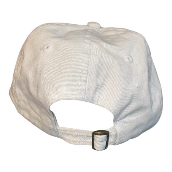 Breast Cancer Awareness Pink Ribbon BaseBall Cap Hat Womens OSFM White Pink - Picture 3 of 8